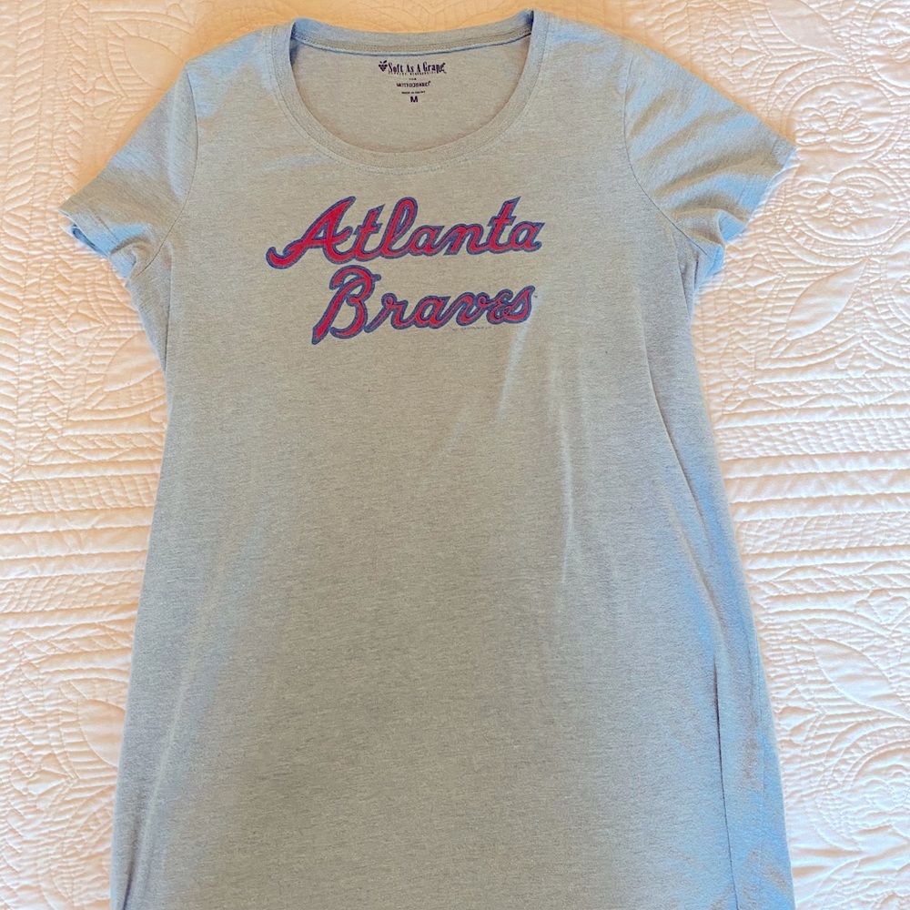 Atlanta Braves Maternity Short Sleeve Top
